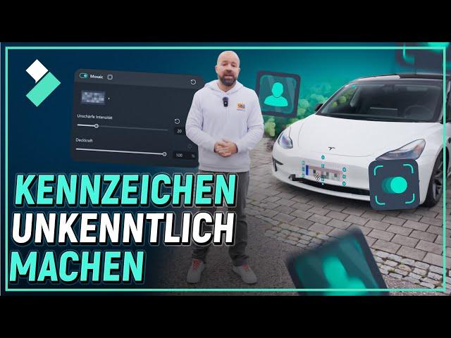 Kennzeichen unkenntlich machen | Wondershare Filmora Tutorial