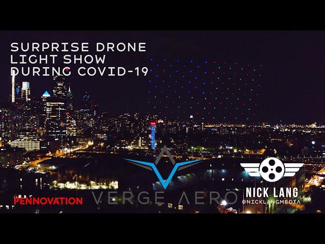 (Full Show) Verge Aero surprise Drone Light Show during COVID-19