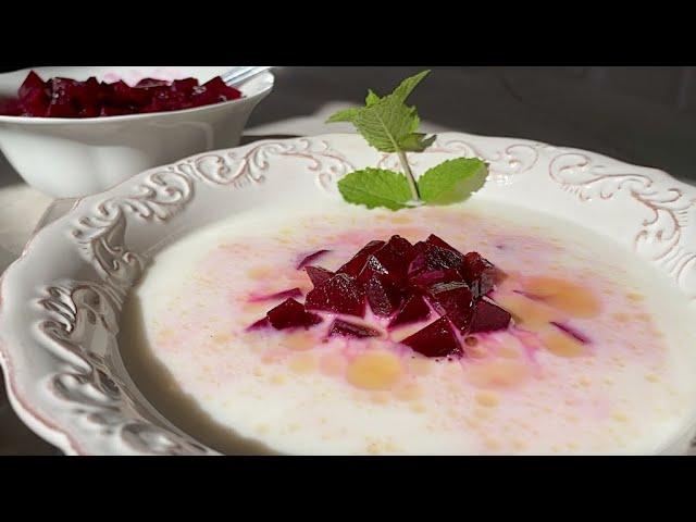 COLD YOGURT SOUP: REFRESHING DELICACY FOR HOT SUMMER DAYS