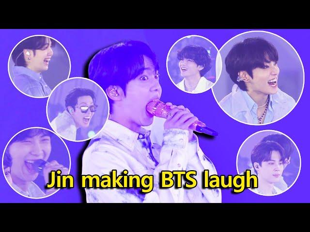 Jin Making BTS laugh so hard ~