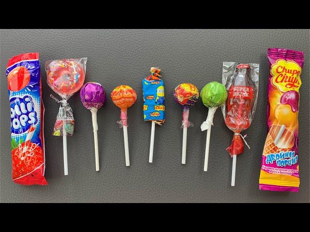 Satisfying Asmr Rainbow Candy Lollipops and Double ChupaChups Unboxing Video