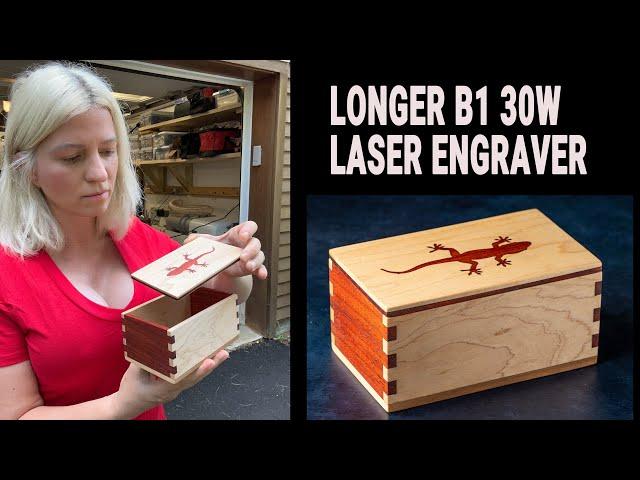 BEST 30 W laser under $1000. LONGER B1 30W Laser Engraver. Make box joints and inlays the easy way