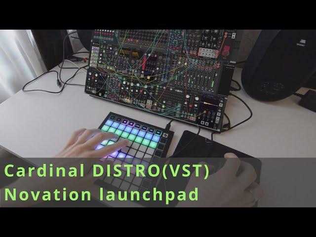 Techno on Novation Launchpad and Cardinal DISTRO(modular)