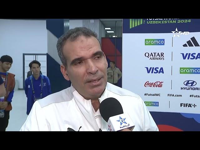 ️| #هشام_الدكيك مدرب المنتخب الوطني المغربي " لعبنا أحسن مباراة في البطولة