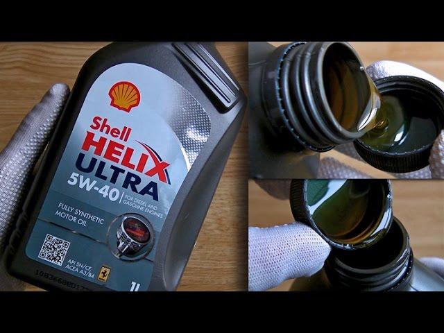 Shell Helix Ultra 5w40 original oil show