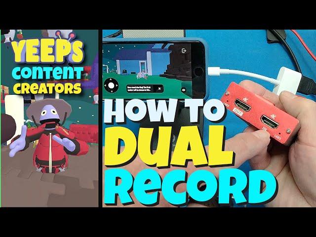 Record Mobile App & Quest Simultaneously (Yeeps: Hide & Seek Content Creators)