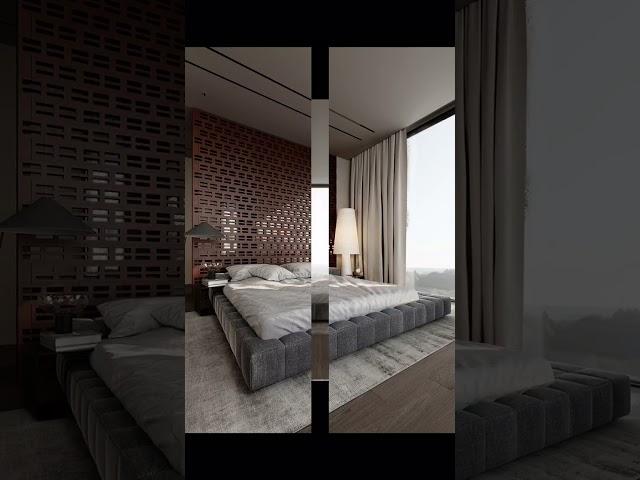 ing風格臥室設計效果圖表現3dsmax2022vr5 1ing style bedroom design renderings