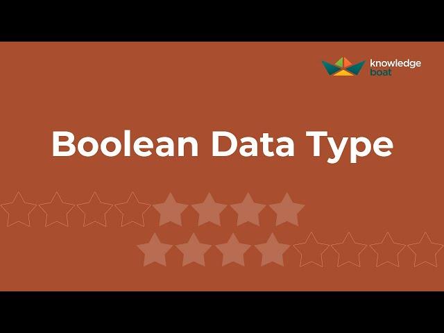 Boolean Data Type | ICSE Computer Applications | Java & BlueJ