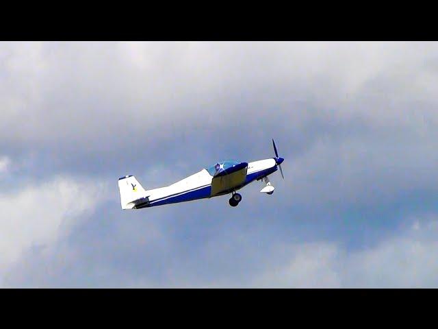 Ultralight Pioneer 200 takeoff from Millau-Larzac [LFCM]