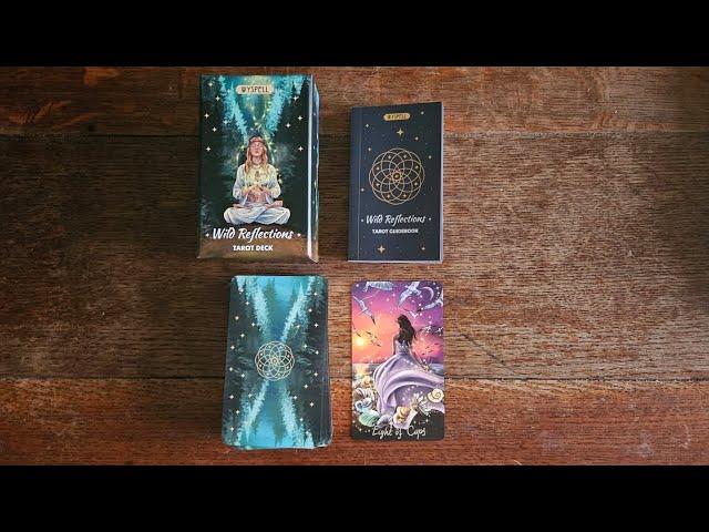 Wild Reflections Tarot Deck by Wyspell  Unboxing & Review #tarotreview #unboxing #tarot