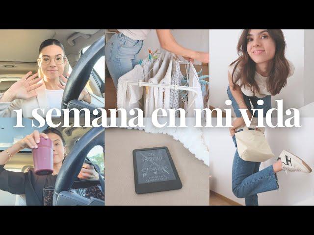 UNA SEMANA EN MI VIDA | Trabajo y rutina diaria, Organización en casa, Café y comidas, Lectura...