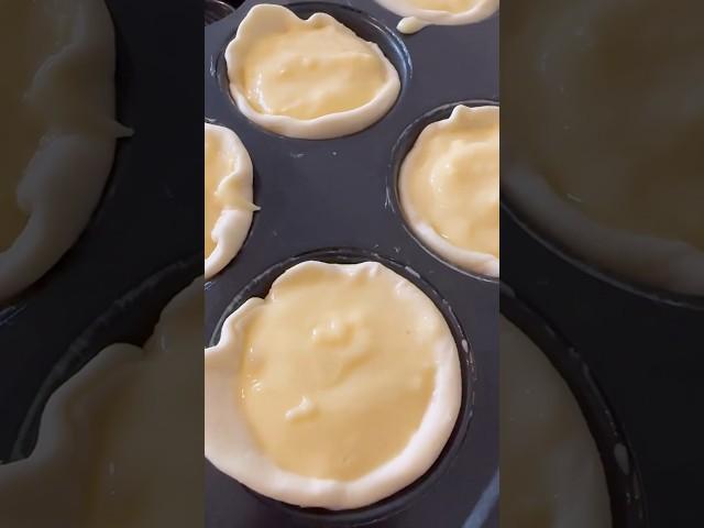 Blätterteig Pudding Törtchen #rezept #rezepte #einfache Rezepte