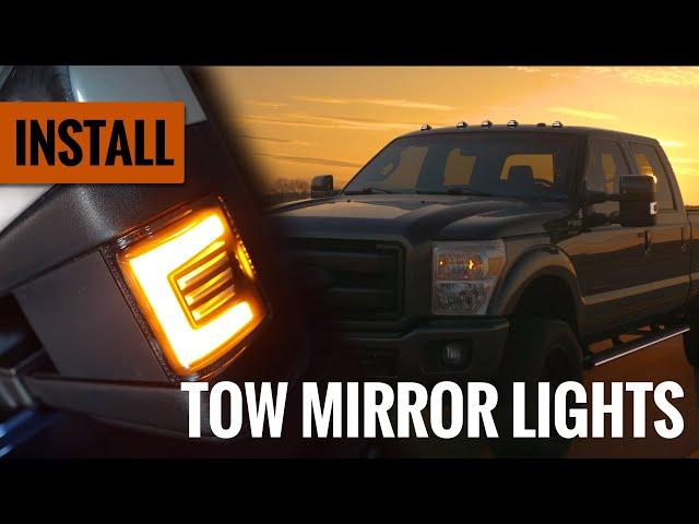 Ford Super Duty Switchback Tow Mirror Light Upgrade (2008-2016 F250 F350 Trucks) Installation Guide