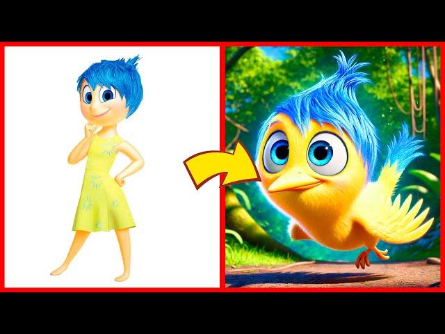 INSIDE OUT 2 as BIRDS - All Characters