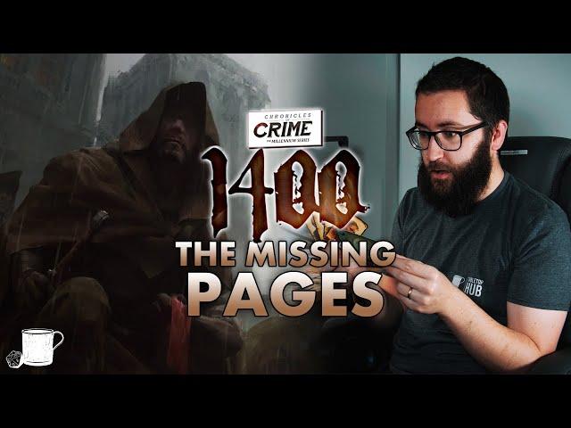 Chronicles of Crime 1400 - The Missing Pages (Solo Playthrough Gameplay)