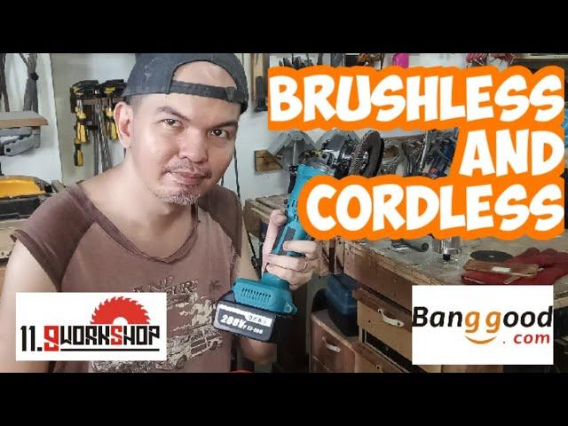 Sulit na Cordless Angle Grinder! | Banggood Review | Gene Caralde 11.9 Workshop