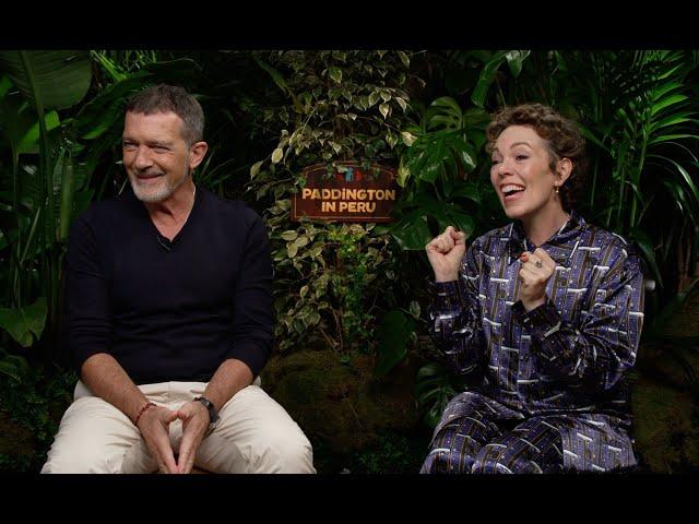 Antonio Banderas and Olivia Colman Talk With Harkins Behind The Screens!