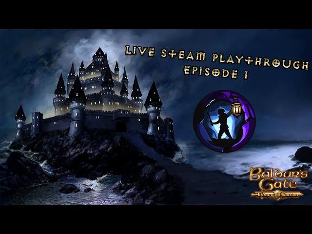 Baldur's Gate: The Original - Casual Play Episode 1 - Character creation & Intro