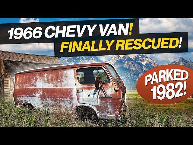 RUSTED OUT?!? JUNK YARD Van saved from the JUNKYARD!