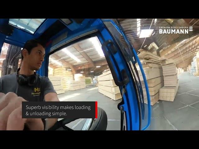 Baumann 120v electric sideloader fleet at Heuvelman