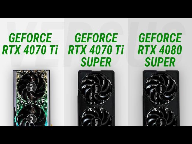 GeForce RTX 4070 Ti SUPER vs RTX 4070 Ti vs RTX 4080 SUPER: Test in 10 games at 1440p