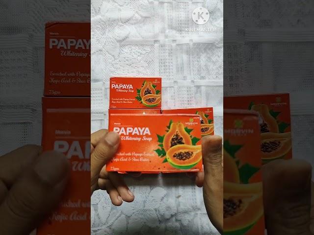 MORVIN Papaya Soap Unboxing|Whitening Soap From Flipkart#youtubeshorts#fypage#flipkartonlineshoping