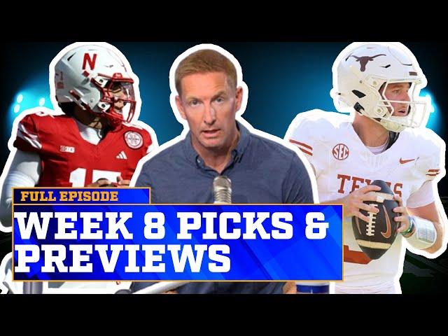 Texas-Georgia, Alabama-Tennessee, Michigan-Illinois, Nebraska-Indiana + more Week 8 Picks & Previews