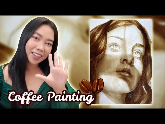 Coffee Painting Tutorial / I MISS YOU MGA DEAR!