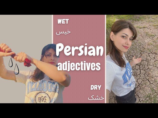 Persian adjectives: dry and wet خیس و خشک