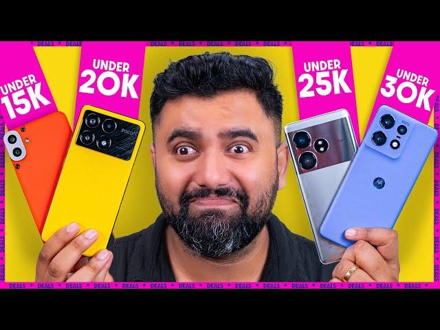 25 Handpicked Smartphone Deals in Different Price Segments!