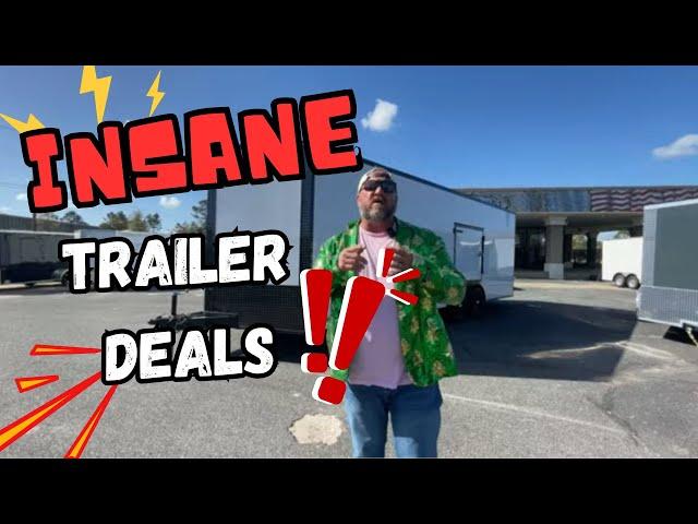  INSANE Trailer Deals You Won't Believe! Enclosed Cargo Trailers & More!  | Renown Cargo Trailers