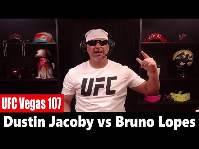 UFC Vegas 107: Dustin Jacoby vs Bruno Lopes PREDICTION