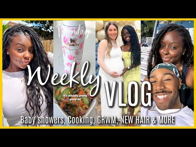 Weekly Vlog | More Tears, GRWM, New Hair, Home Improvements, Viral Tiktok Recipe, & PR Unboxing!