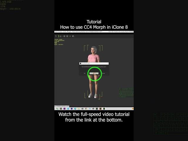 How to use CC4 Morph in iClone 8? Character Creator Tutorial #cc4 #charactercreator4