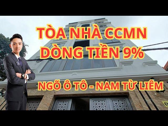 Toà nhà chung cư mini Dòng tiền 1,6 tỷ/năm - 8% | Giảm Giá còn 18,6 tỷ | Nam Từ Liêm | Vũ Khoẻ BĐS