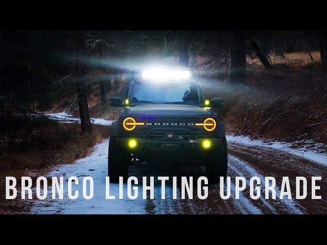 The Bronco Gets a MASSIVE Lighting Upgrade - Install and Review