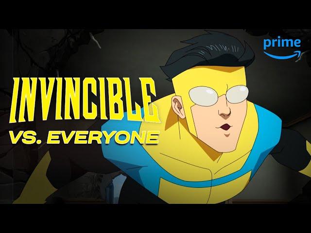 Mark Grayson Fights Everyone | Invincible | Prime Video