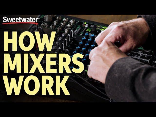 How Audio Mixers Work – What is a Mixer & What Does it Do? | Live Sound Lesson