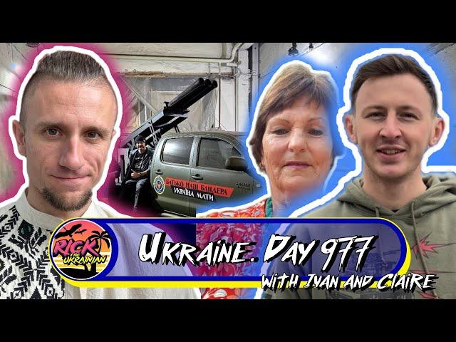 Ukraine. Day 977 (Oct 27th 2024) with Ivan and Claire from Car4Ukraine and @linafromcrimea