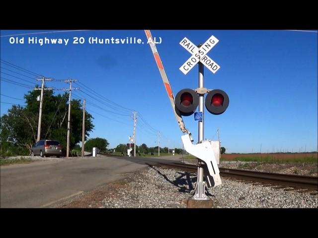 Railroad Crossings of the NS Memphis District East End Part 2 (Decatur, AL to Fackler, AL)