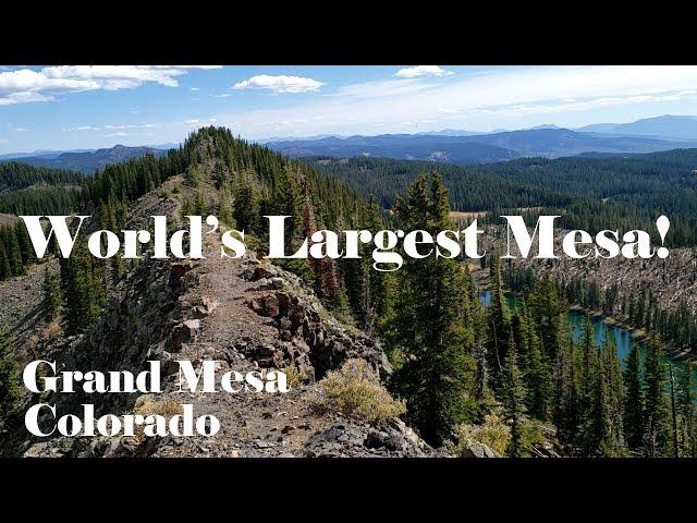 Beautiful & Unique! World’s Largest Mesa with 300+ Lakes – Grand Mesa Colorado (near Grand Junction)