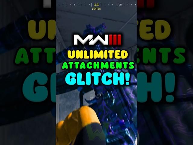 Unlimited Attachments in MW3! (All Game Modes) #callofduty #mw3 #warzone #cod #gaming #shorts