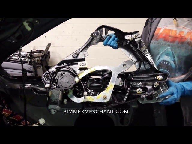 How to Rear Window Regulator off BMW E31 850i 840i