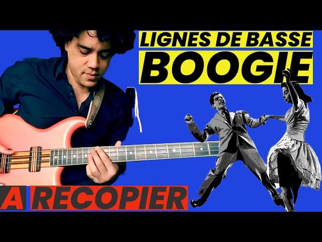 Les meilleurs lignes de basse boogie. Tutoriel complet.