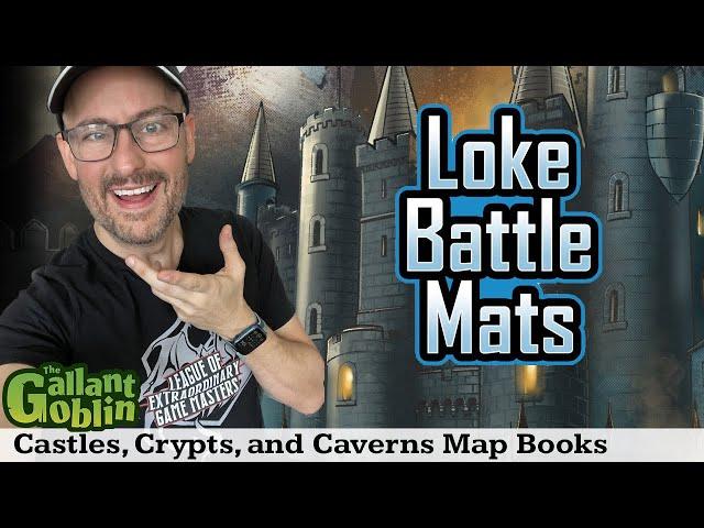 Modular Map Books - Castles, Crypts, & Caverns Books by Loke Battle Mats Review