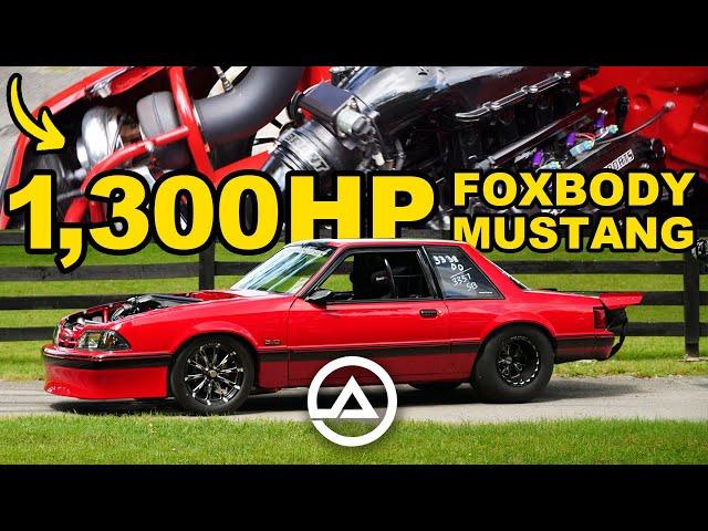 1300 hp Single Turbo Fox Body Mustang