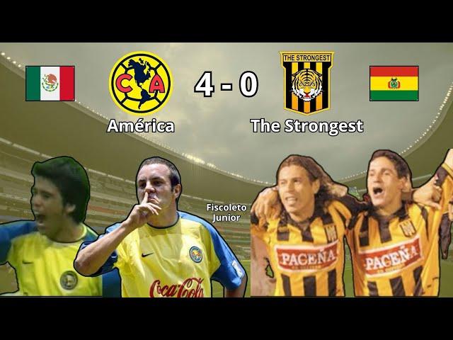 América 4 - 0 The Strongest | Copa Libertadores 2004 | Fase de grupos | Resumen completo.