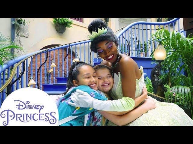 Asking Tiana Questions at Disneyland! | Disney Princess