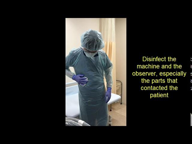 How to do TTE for patients with confirmed or suspected COVID-19 infection