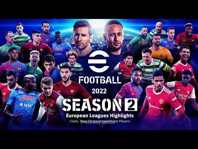 PES2017  EFOOTBALL 2022 SEASON 2 GRAPHIC MENU